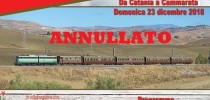 ANNULLATO – DOMENICA 23 DICEMBRE 2018 TRENO STORICO DA CATANIA A CAMMARATA